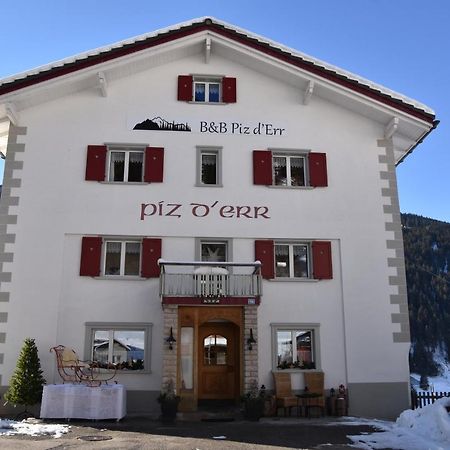 B&B Piz D'Err Tinzen Exteriér fotografie