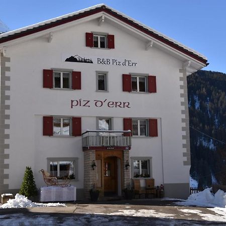 B&B Piz D'Err Tinzen Exteriér fotografie